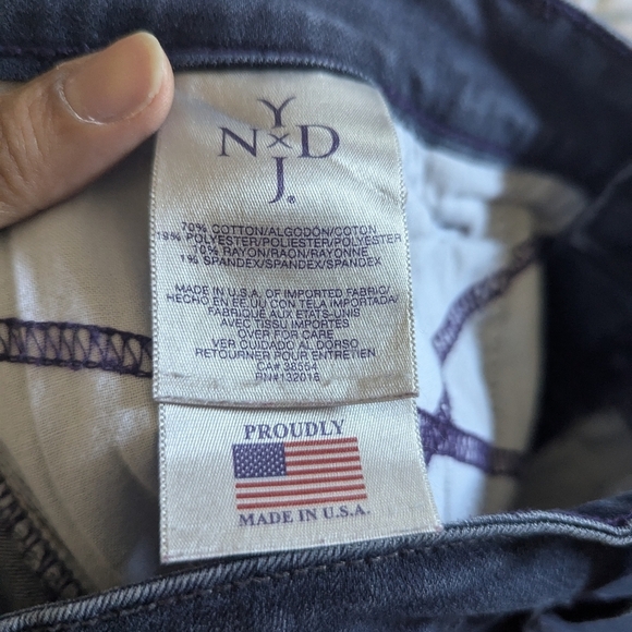 Not Your Daughter Jeans NYDJ Women 's Size 16 Bootcut Jeans Blue Lift Tuck Pants - Picture 10 of 13